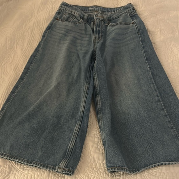 Old Navy Pants - Old Navy wide leg denim culottes